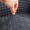 Plaid Seersucker Skirt Elastic Stretch Sofa Cover for Living Room 1 2 3 4 Seat Armchair Cover L Shape Couch Covers for Sofa