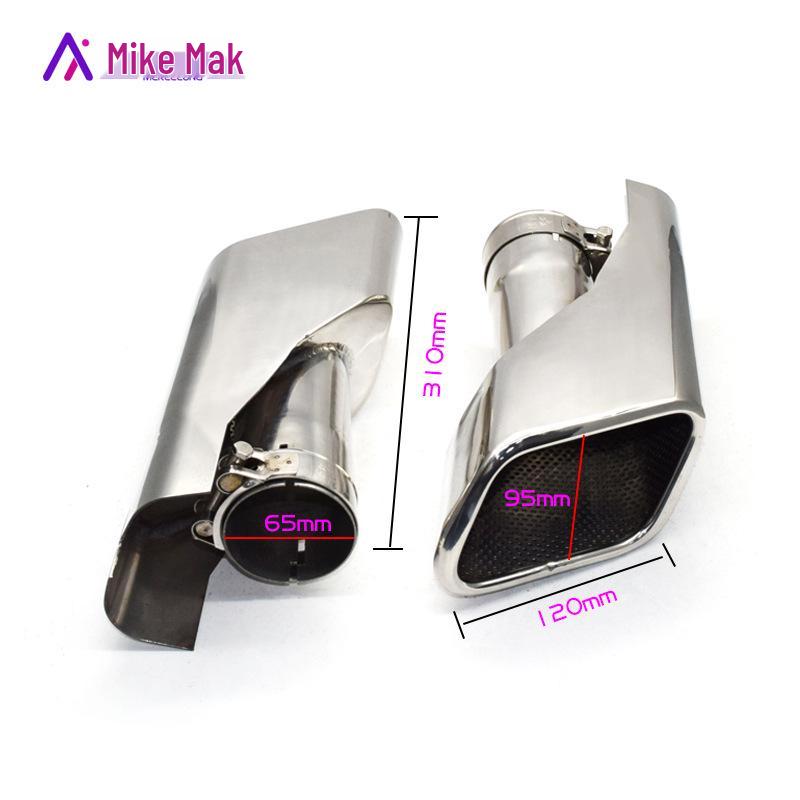 Exhaust Tailpipe Upgrade for 10-13 Range Rover Sport: Square Mouth Design