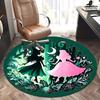 Witch and Princess Night Garden Chair Mat Round Rug Office Carpet, Non Slip, Suitable for Living Rooms, Bedrooms,Decor1205926a