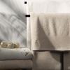 Dalia Towel With Floral Embroidery 50X90 Cm Beige