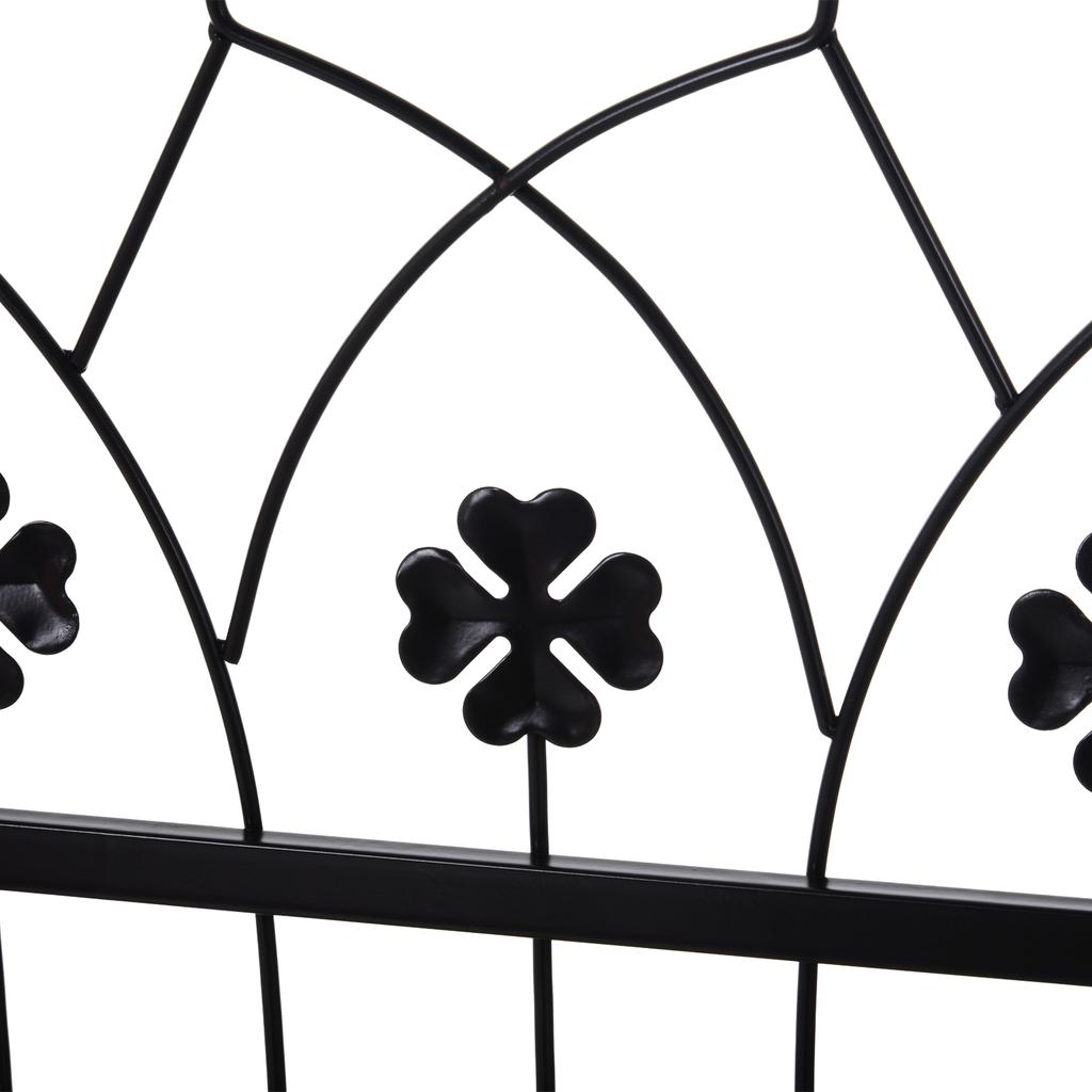 Garden Outdoor Entrance Arch with Door Outdoor Patio Decoration for Rose Trellis Arbour Climbing Plant 131L X 49W X 200Hcm