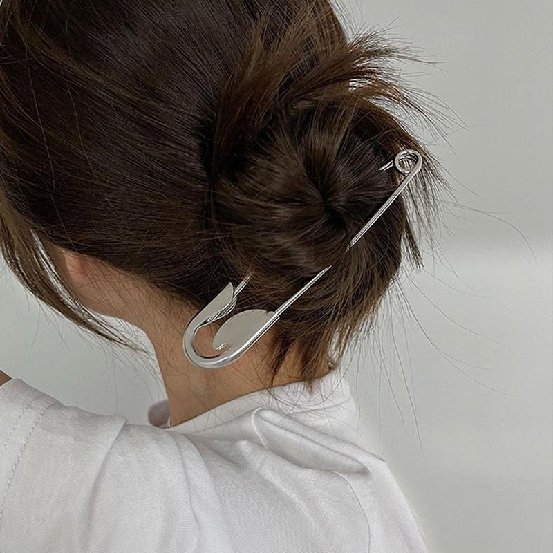 

Для Женщин Девочек Аксессуары для Волос Заколки Головные Уборы Подарки Новые Большие Металлические Зажимы для Волос в Виде Булавок Size fits all