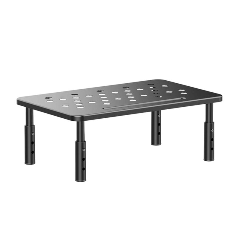 Effizienter PC-Laptop-Ständer mit 3stufiger ergonomischer Verstellung und Kühlplattform verbessert die Organisation des Schreibtisches