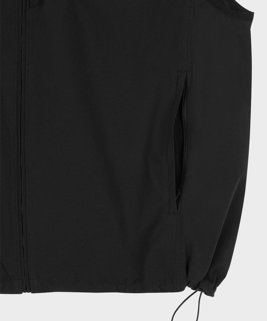 Taildern Tech Woven Vest Black