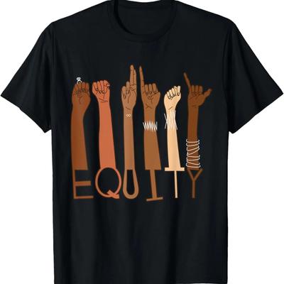 Equity Diversity Inclusive ASL Hands for Equality T-Shirt