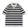 WRPCE Herren Freizeit Gestreiftes Kurzarm Poloshirt
