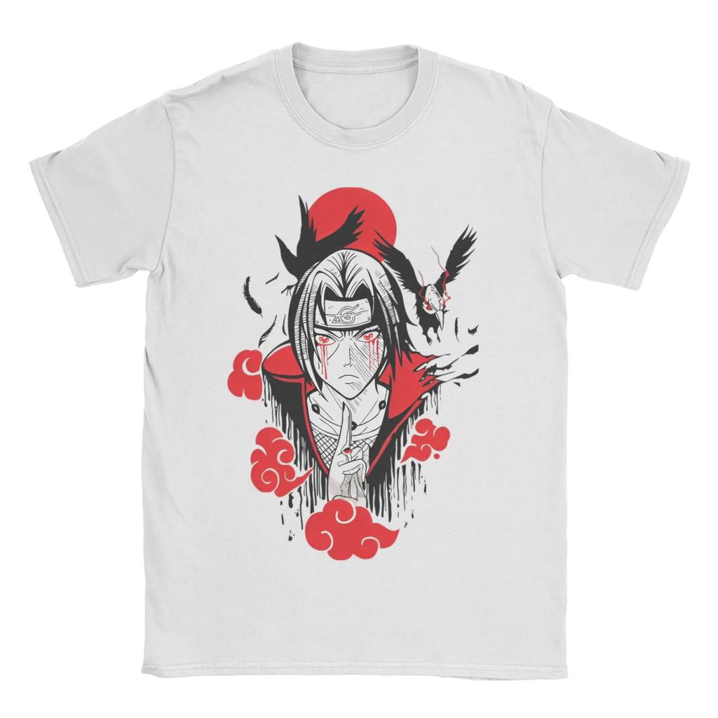 Vintage Japanese Anime Graphic Tshirts Unisex Unisexs Round Collar 100 Cotton T Shirts Narutoes Tees Birthday Gift Clothing