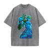 Stone Free Jolyne Printed Tee Anime JoJos Bizarre Adventure Clothing Men Women Retro Washed Tshirts Harajuku Cotton T Shirt