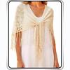 Women's European-Style Tassel Shawl: Summer Sun Protection, Triangle Scarf, Knit Cardigan, Beach Cover-Up