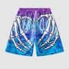 Pantaloncini Sportivi da Jogging con Vita Elastica, Costume da Bagno, Pantaloni da Spiaggia, Estivi da Uomo Stampati con Tasca