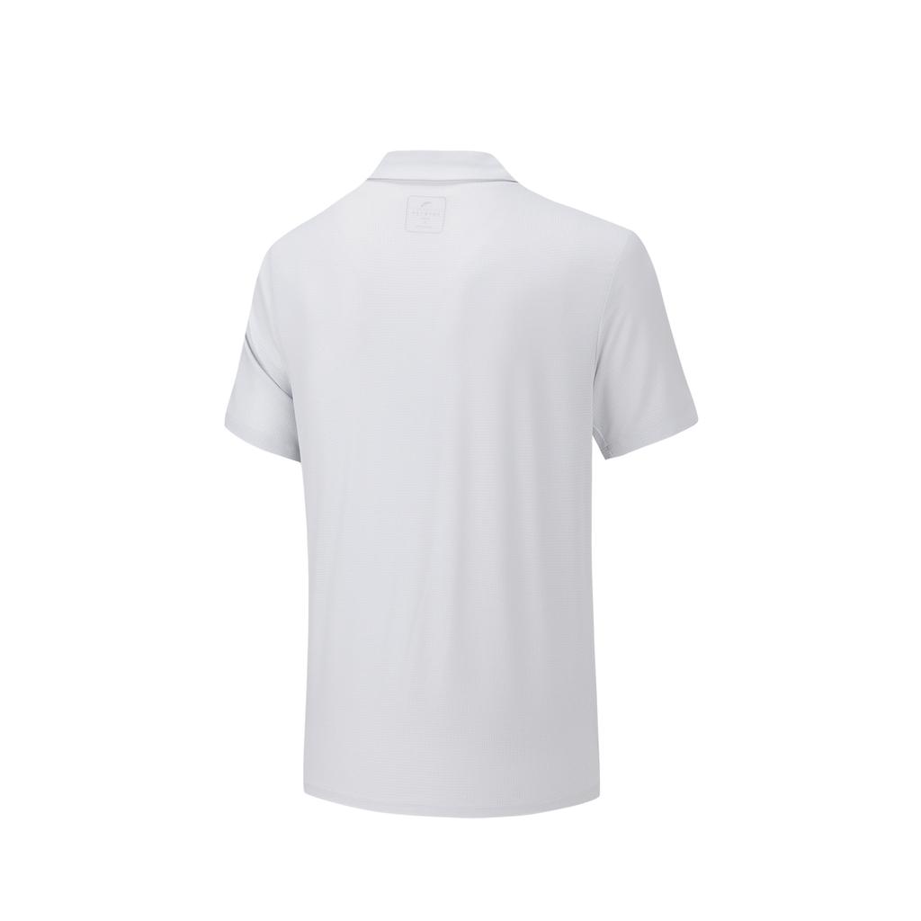 Anta Training Series Short Sleeve Polo Shirt Summer 2026 Men Tops Sand-Gray 952627118-2