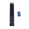 Sketch Pencil Kit 3pcs Graphite Carbon Detail Drawing Structured Sketching Art Pencils for Art