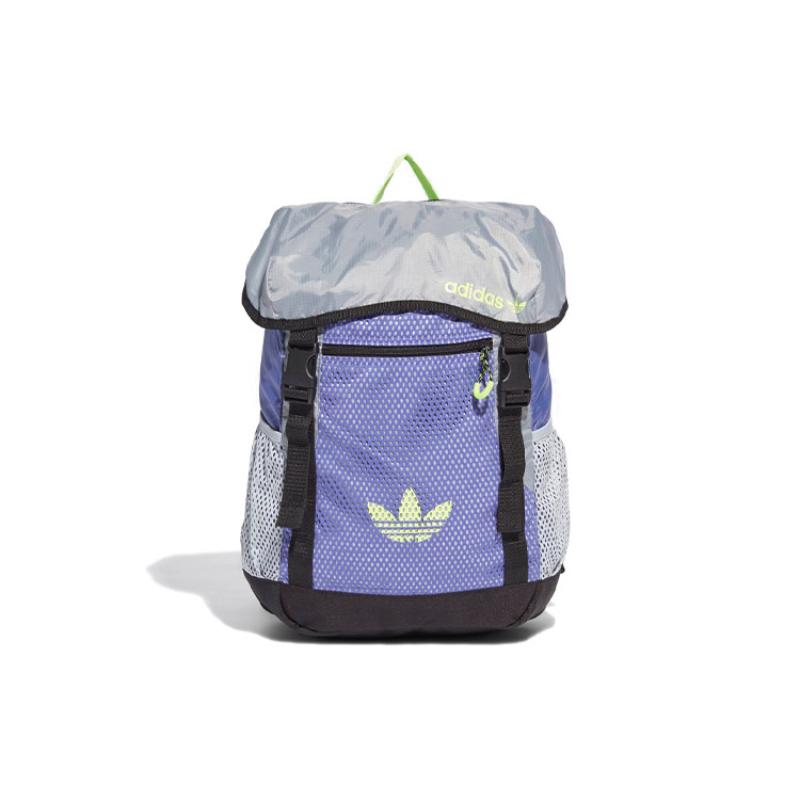 

Adidas Originals Polyester Backpack Small Unisex Purple/Halo Silver/Signal Green Adidas GN2236 Small