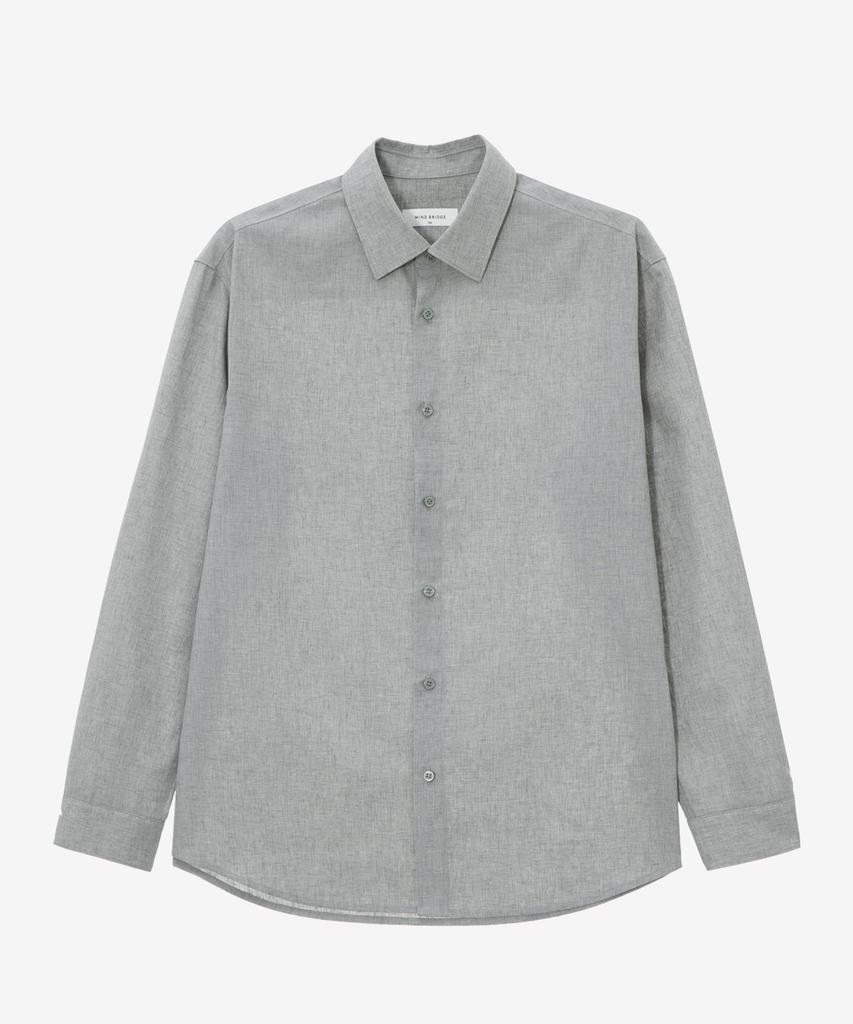 MINDBRIDGE [On] Linen Blend Semi-Oversized Shirt - 6 Colors