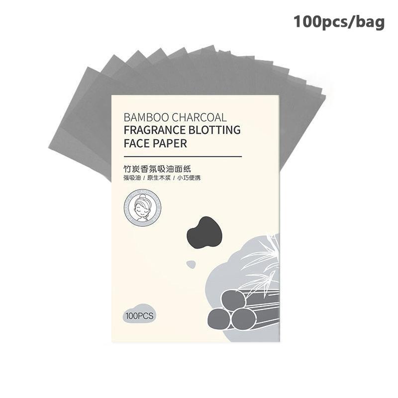 100 ks/škatuľka na savý papier na tvárový olej Prenosné lesklé obrúsky na tvár Čistiace prostriedky na tvár Nástroje na čistenie tváre pohlcujúce olej na kontrolu oleja