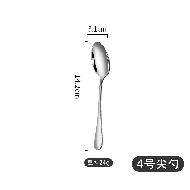 

Stainless Steel Cutlery, Western- Steak Knife, Fork, And Spoon One Size