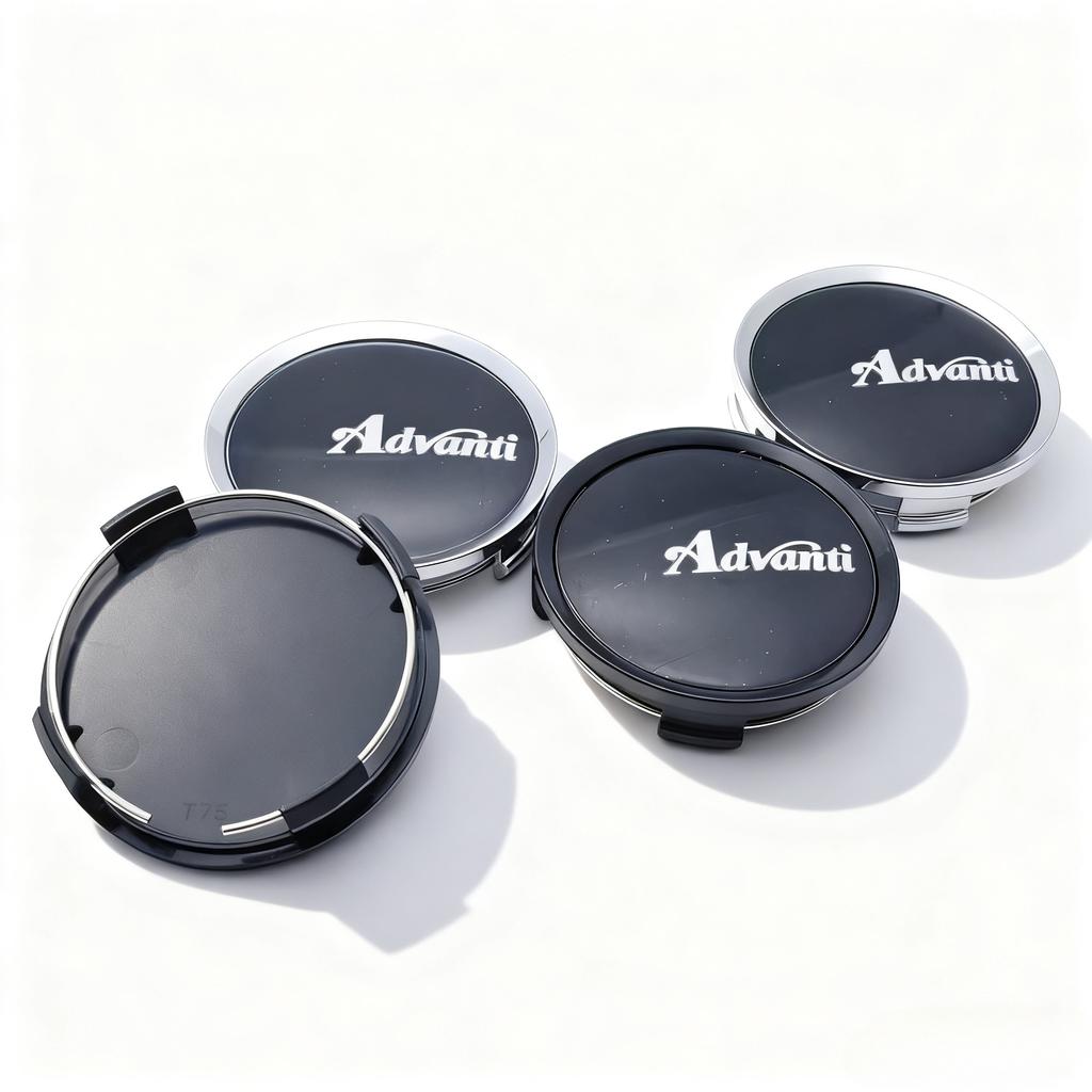 4pcs Advanti Racing Logo Emblem Badge Car Wheel Center Caps 74MM 69MM Wheels Hub Cap Rim Hubcaps Cover Replace Car Accessories