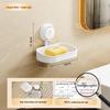 Taili Drill-Free Suction Cup Draining Soap Dish