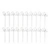 20Pcs Place Card Holder Unique Design  Premium Metal Anti Oxidation Wide Application Name Car
