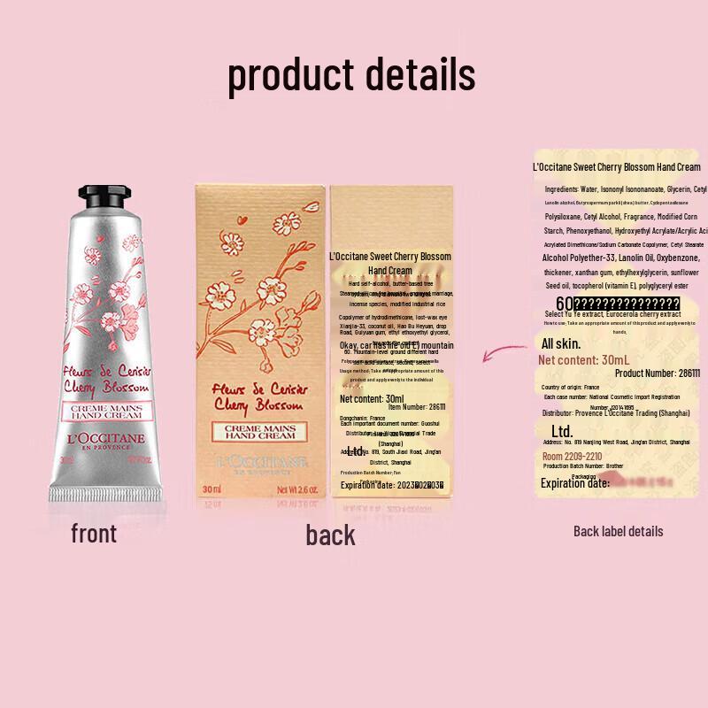 L'Occitane Cherry Blossom Hand Cream