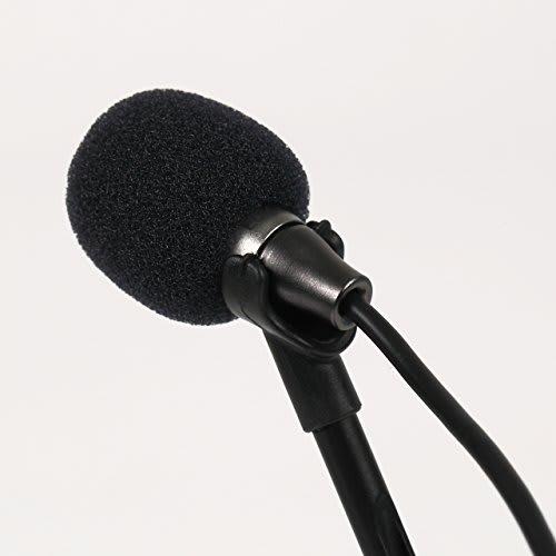 GONKISS Microphone Sponge Windscreen for Lavalier Microphones and Broadcasting (Set of 5, Black)
