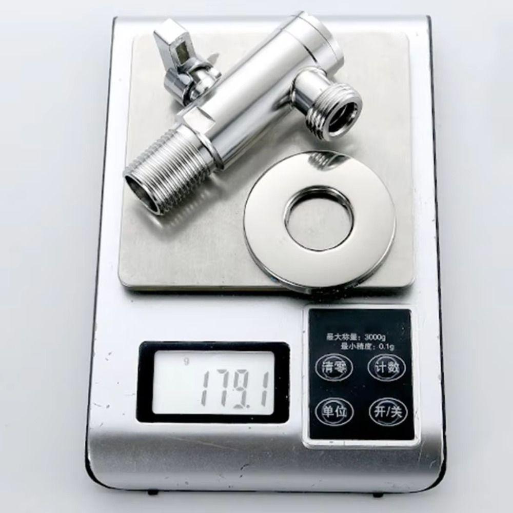 Water Saving Water Diversion Valve Space Saving Quick Opening Triangle Valve  Toilet Attachments