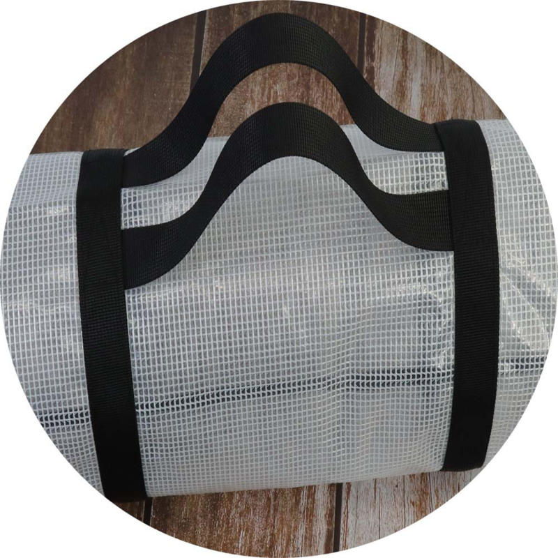 Christmas Wrapping Paper Storage Container Clear Gift Wrapping Paper Holder Bag for Easy Carrying