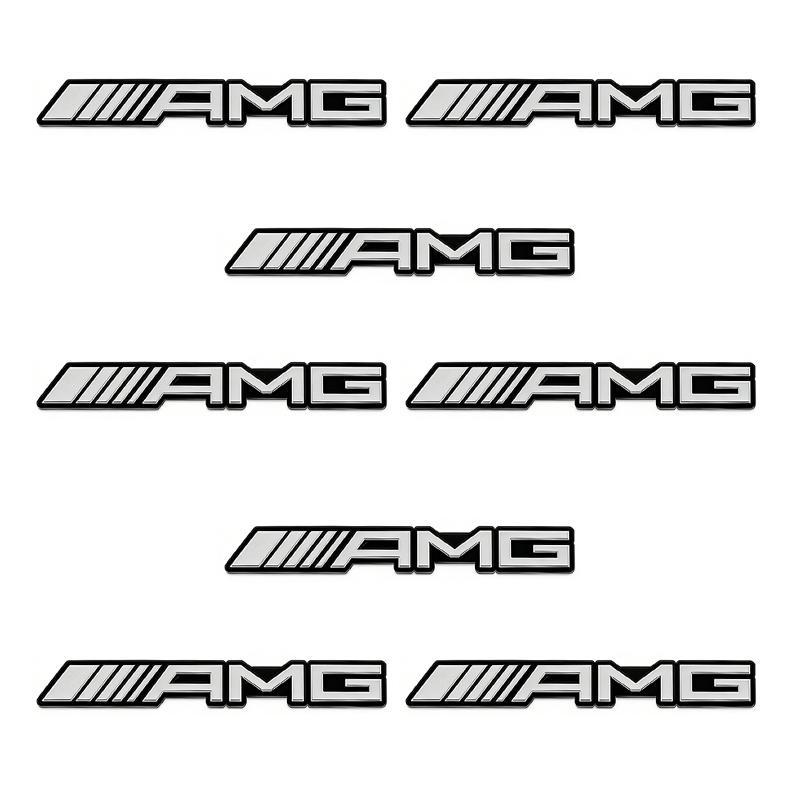 Car Audio Decorate 3D Aluminum Badge Emblem Sticker For Mercedes Benz AMG W205 W204 W206 W213 W212 W211 W222 W221 W177 W176 X253