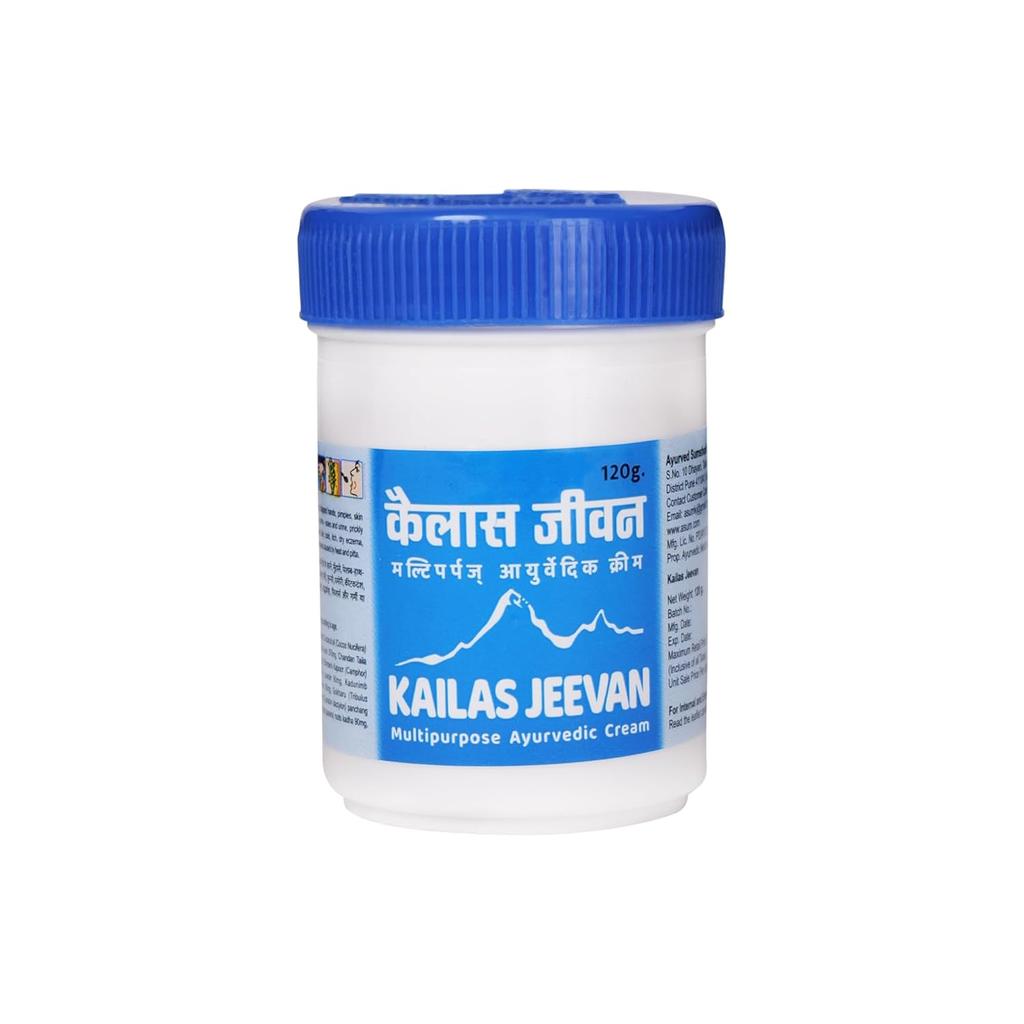 Kailas Jeevan Ayurvedic Multipurpose Cream, 120g X Pack of 2