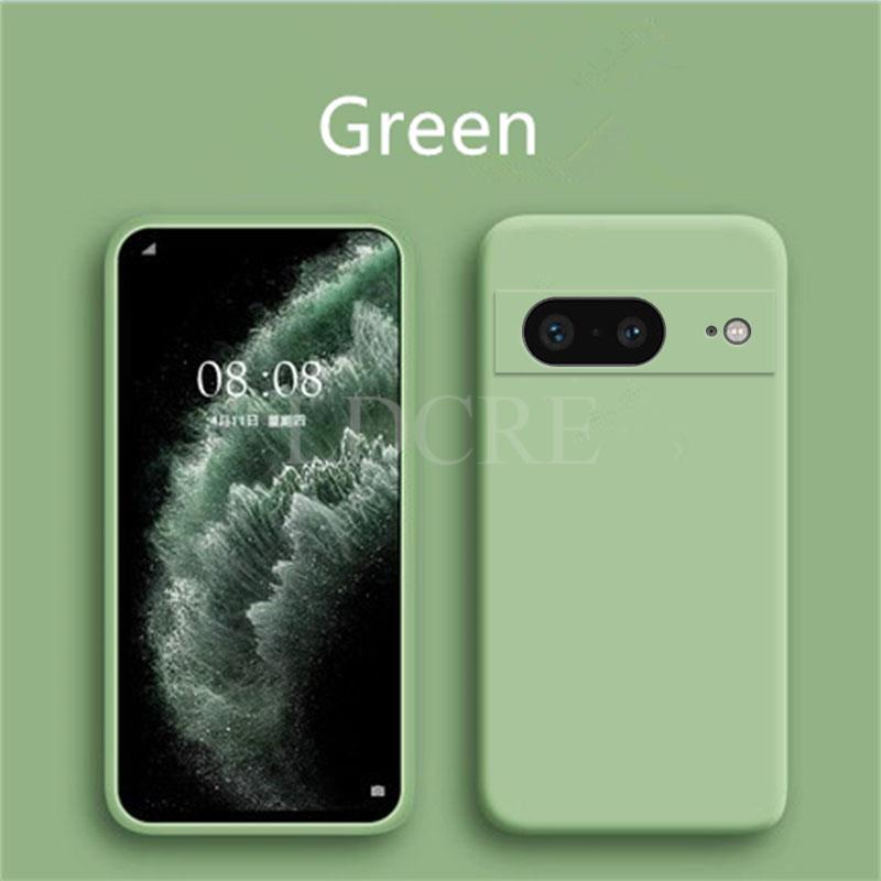 For Google Pixel 8 Case Liquid Silicone Coque For Pixel 8 Pro 7A 7 Pro 6 6A 7A 8A Cover TPU Fundas Protective Case Pixel 8 Cover