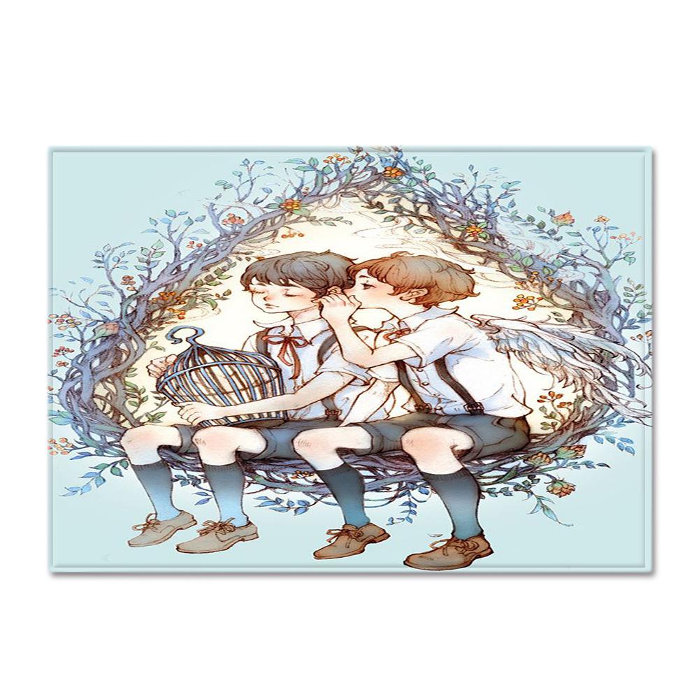 Tree Hole Big Carpet Feather Wind Bedroom Floor Mat Fixed Zhi