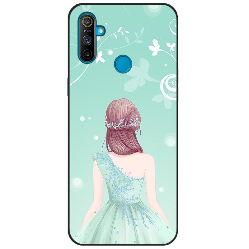 For Realme C3 Case Cover Soft Silicone TPU Patterned Back Cover For OPPO Realme C3 RMX2020 C 3 RealmeC3 Cartoon Phone Case Funda