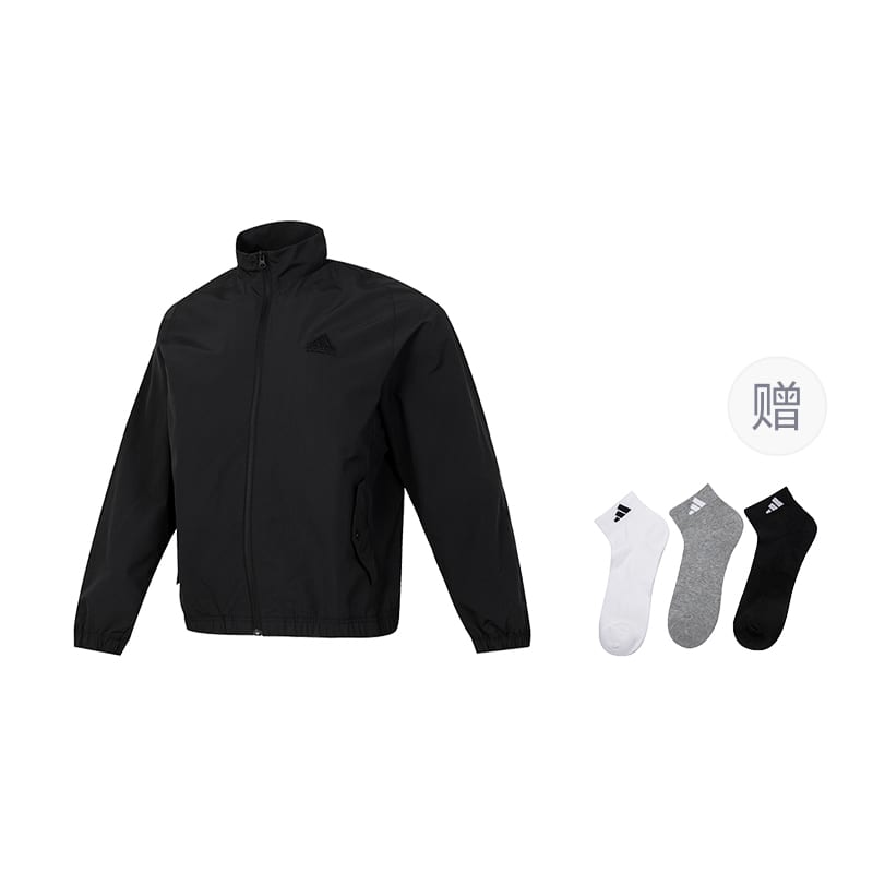 adidas St Woven Jacket Jackets & Coats Unisex Black JI6657