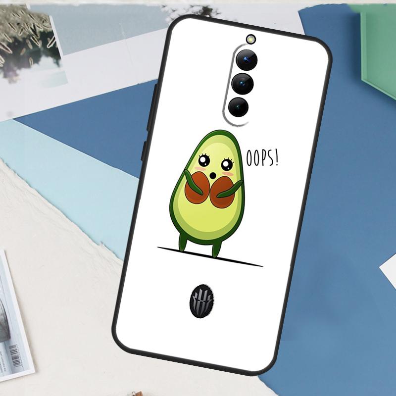 Süße Cartoon-Avocado Fitness-Hülle für ZTE Nubia Red Magic 11 10 9 8 8S 9S 10S Pro Plus 6 7 6S 7S Pro 5G 6R 10 Air Cover