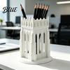Unique Aesthetic Desk Organizer Gothic Pen Holder Cathedral Style Makeup Brush 3D Printed Vintage Pencil Cup Organizer Vanity Storage for