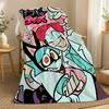 Psychocuties Mimi Character Throw 240g Flannel Blanket, Suitable for Sofas, Beds, Offices, Exquisite Gift Blankets