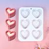 Silicone Heart Mould Perfect for Candle Baking Dessert and Creative Gift with Realistic Appearance