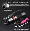 Self Priming Lever Grease Gun Heavy Duty Manual High Pressure for Machinery Lubrication
