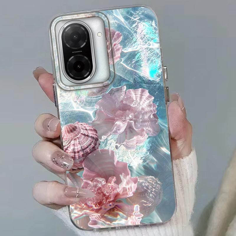 Summer Seashell Girls Women Case For Xiaomi Redmi 14C 13C 10 9A 9C Note 14 13 12 11 10S 9 8 Pro Plus A5 A4 A3 A2 A1 Fundas Cover