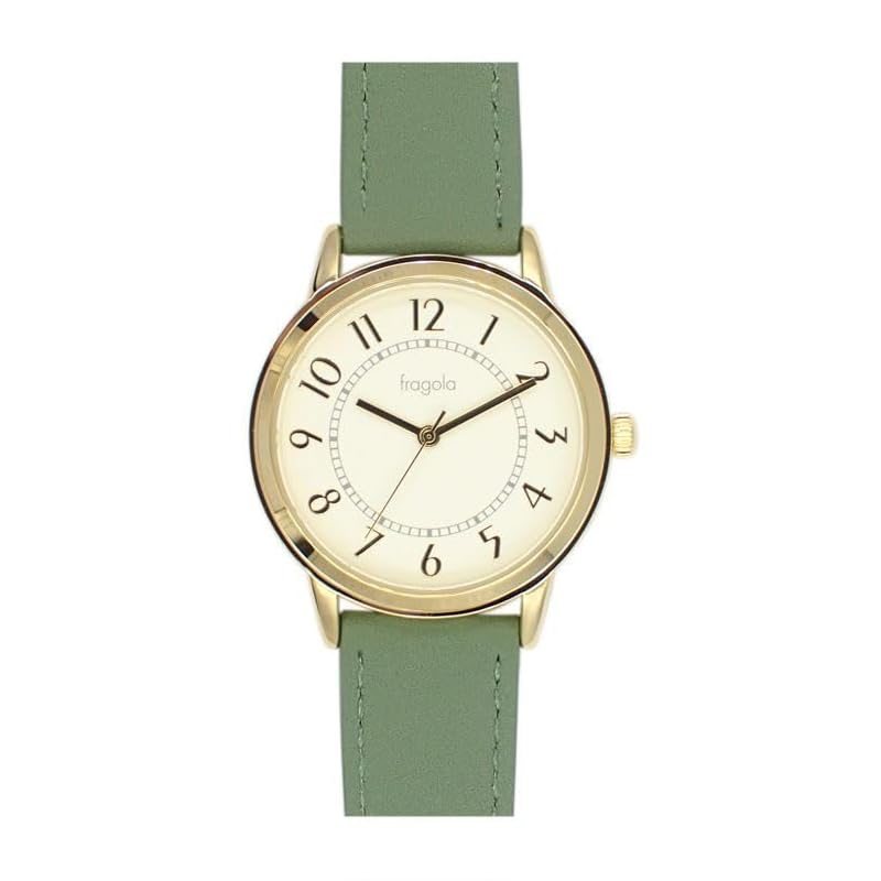 

[Follow] watch fragola stylish watch H00623S-1 GD/GR ladies green