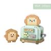 Small Construction Block Toaster Tv Set Household Appliance Model Assembled Brick Diy Fun Game Toy Gift Suitable For Home Decoration