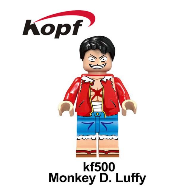 Minifigures Anime Film and Television Series One Piece King Luffy Solonna Beauty Robin Building Blocks Toys for Kids