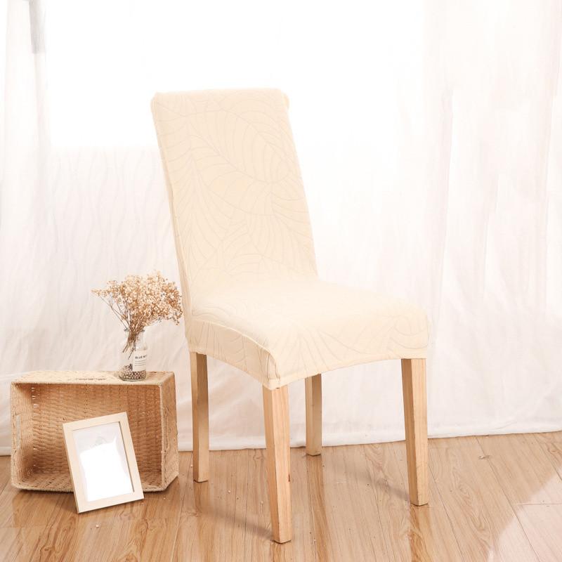Thick Leaf Jacquard Elastic Chair Cover European and American Style Household Jacquard Chair Cover