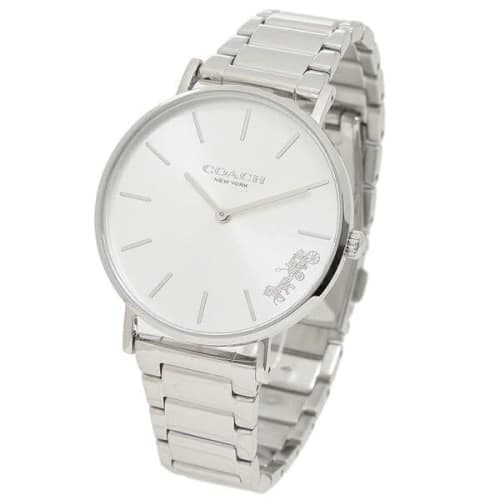 Coach PERRY 36mm Silver Watch for Men and Women (14503344)