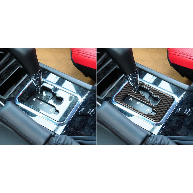 For Mercedes Benz G-Class W463 2004—2012 Car Accessories Carbon Fiber Gear Shift Inner Frame Panel Interior Cover Trim Sticker