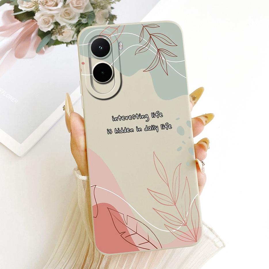 For Xiaomi Poco M7 Plus Case PocoM7 4G Pretty Girl Sunfower Painted Phone Case For Xiaomi Poco M7 Pro PocoM7 Plus 5G Soft Fundas