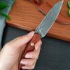 Damascus Pattern Stainless Steel Kitchen Fruit Knife Boning Knife Cleaver Vegetable Knife Cutter