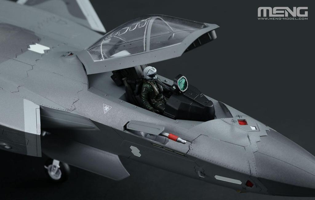 GSI Creos Monmodel 1/48 J-20 Stealth Fighter Beast Mode Plastic Model MLS-002S (Airplane)