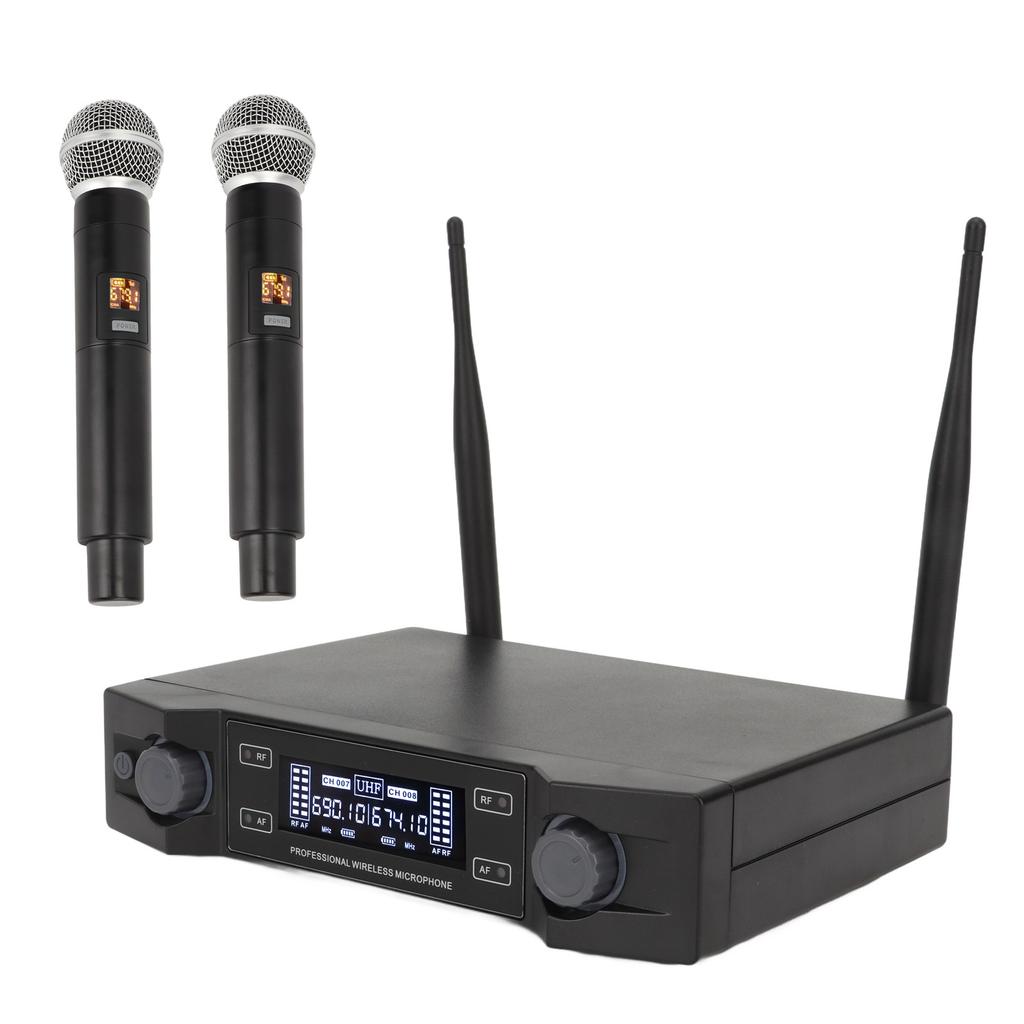 Handheld Microphone Rechargeable Cordless Microphone for Home Wedding Meeting Party 100‑240V EU Plug