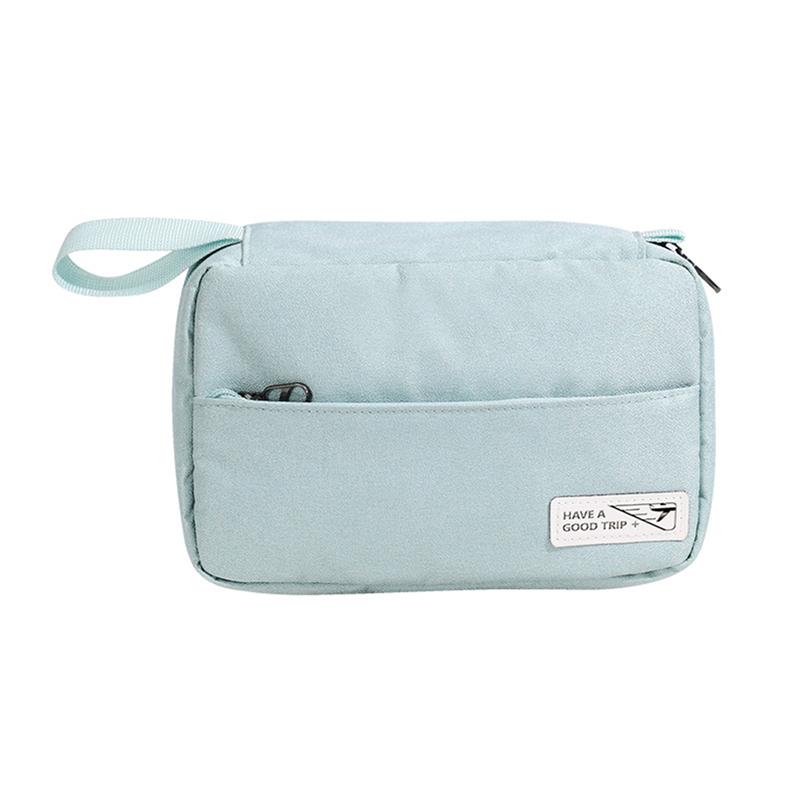 Portable Toiletry Washbag with Hanging Hook Waterproof Women Bathroom Cosmetic Storage Bag Large Capacity Travel Men Makeup Case